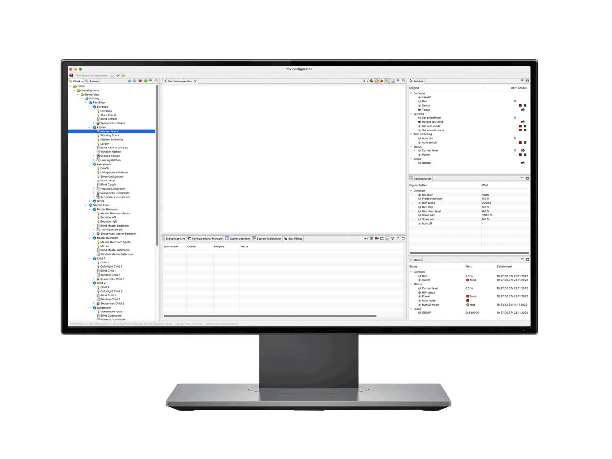 Fox Configurator Real-Time Monitoring